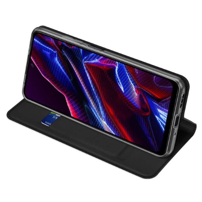 Schutzhülle Für Poco X5 5G Flip Case Skin-pro-serie Dux Ducis