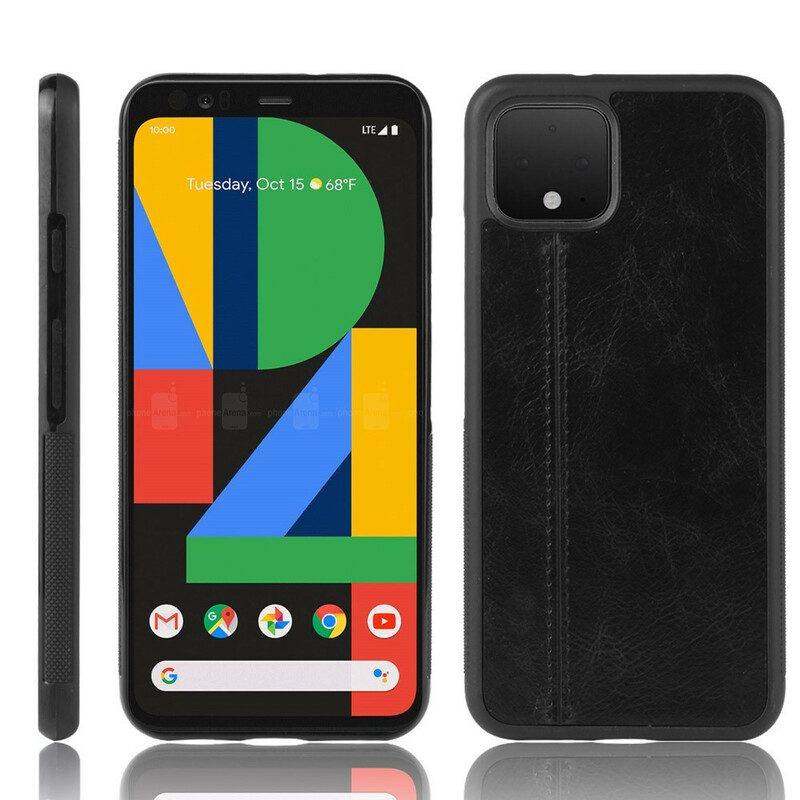 Hülle Für Google Pixel 4 XL Couture-ledereffekt