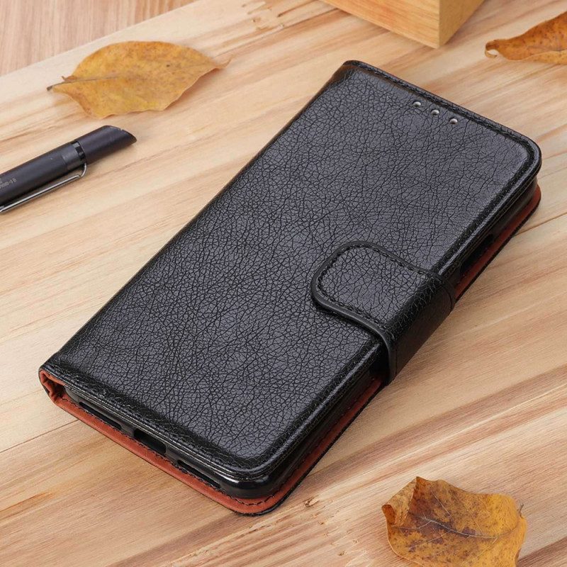 Flip Case Für Xiaomi 13 Lite Gespaltenes Nappaleder