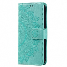 Flip Case Für Xiaomi 13 Lite Mandala-sonne Mit Schlüsselband