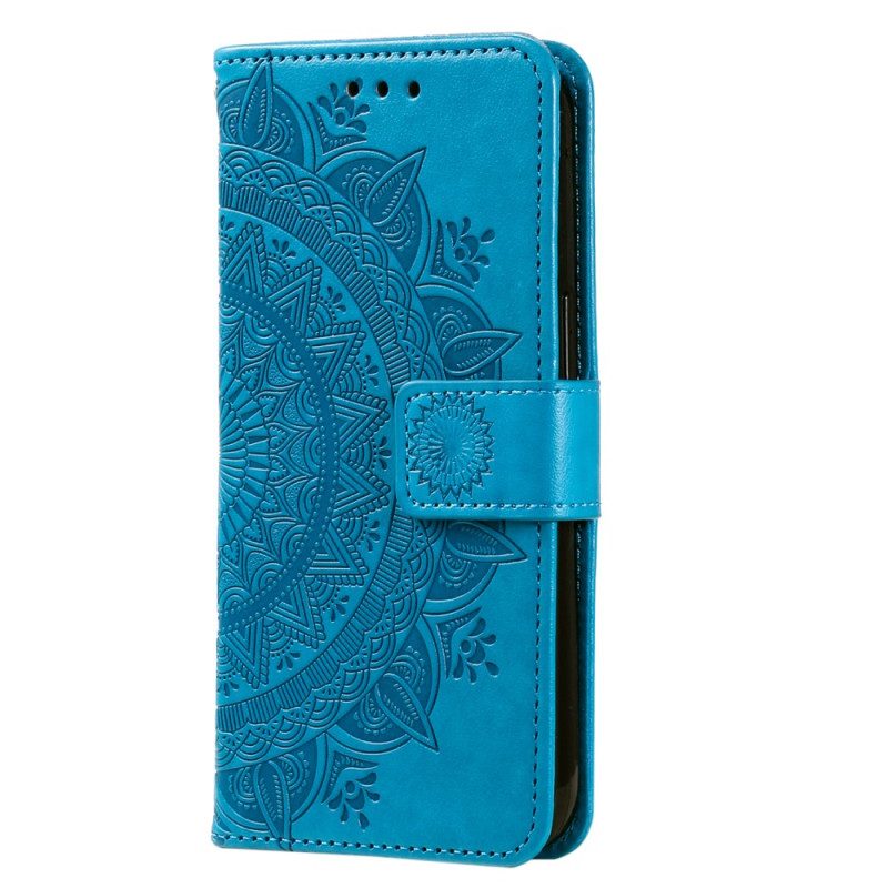 Flip Case Für Xiaomi 13 Lite Mandala-sonne Mit Schlüsselband