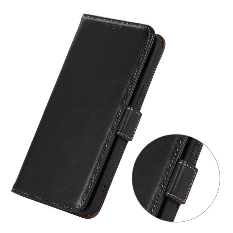 Flip Case Für Xiaomi 13 Lite Rfid-funktion Aus Echtem Leder