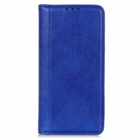 Schutzhülle Für Xiaomi 13 Lite Flip Case Farbige Version Aus Spaltleder