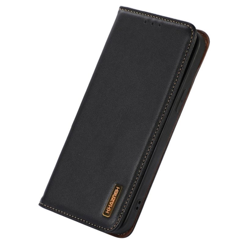 Schutzhülle Für Xiaomi 13 Lite Flip Case Rfid Echtleder Khazneh