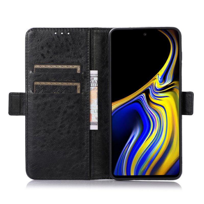 Flip Case Für OnePlus Nord 2 5G Dezente Nähte