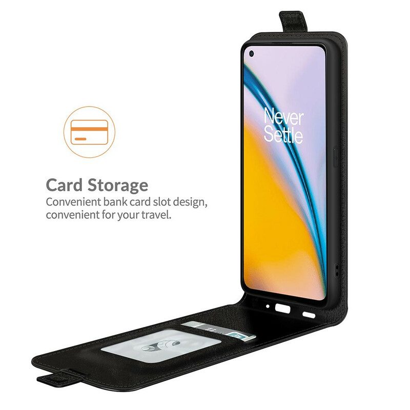 Flip Case Für OnePlus Nord 2 5G Flip Case Faltendes Retro