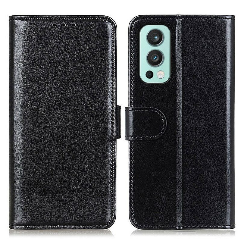 Flip Case Für OnePlus Nord 2 5G Finesse Aus Kunstleder