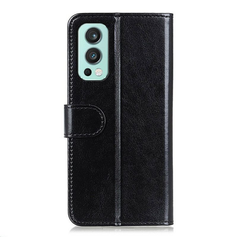 Flip Case Für OnePlus Nord 2 5G Finesse Aus Kunstleder