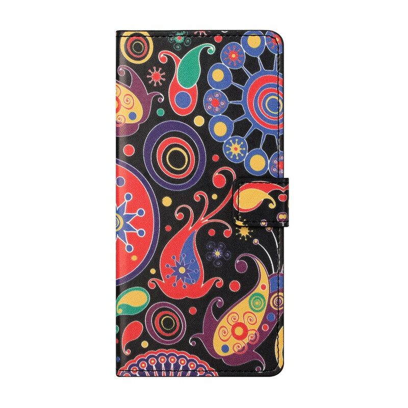 Flip Case Für OnePlus Nord 2 5G Galaxie-zeichnungen