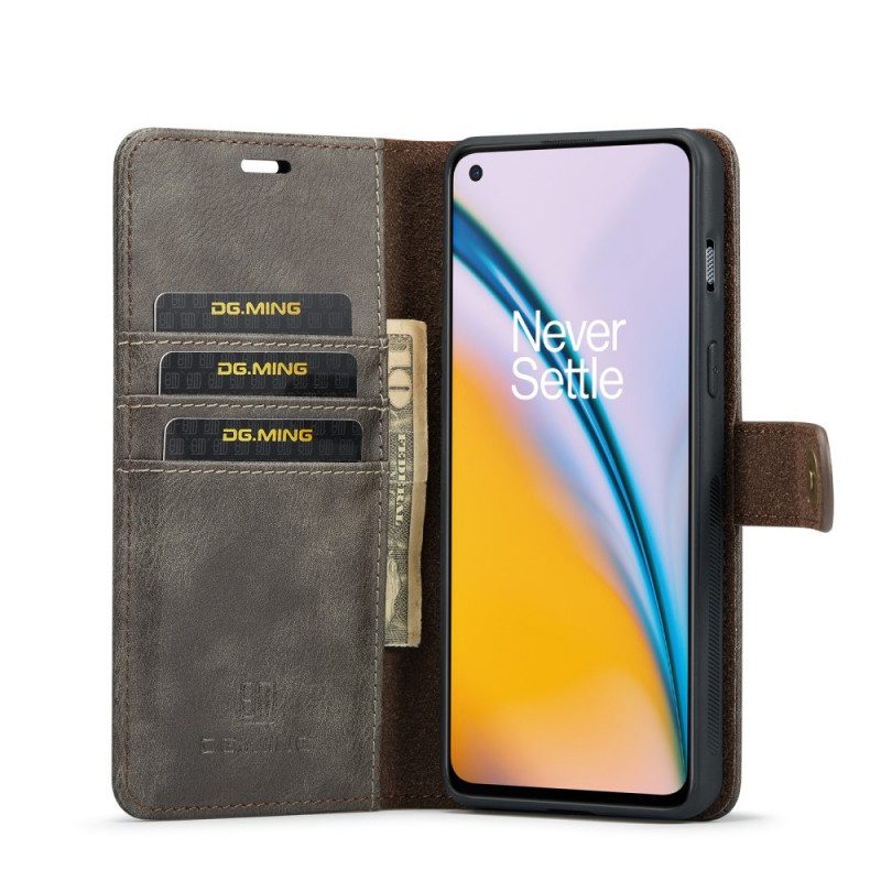 Flip Case Für OnePlus Nord 2 5G Gd. Ming Abnehmbar