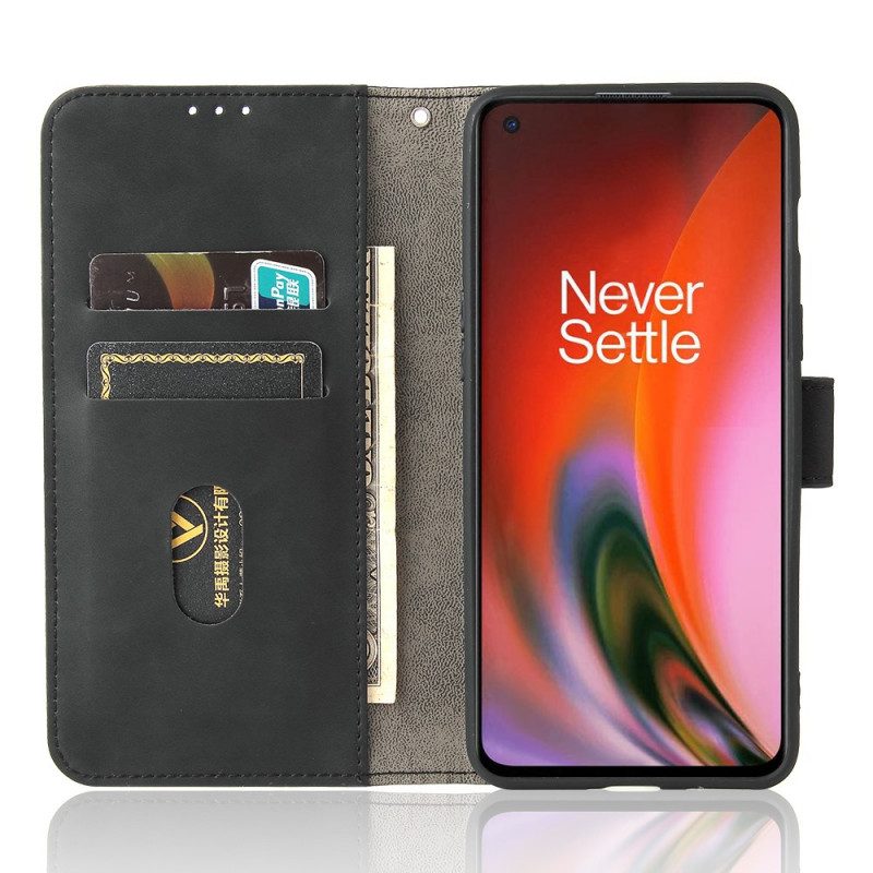 Flip Case Für OnePlus Nord 2 5G Hautberührung