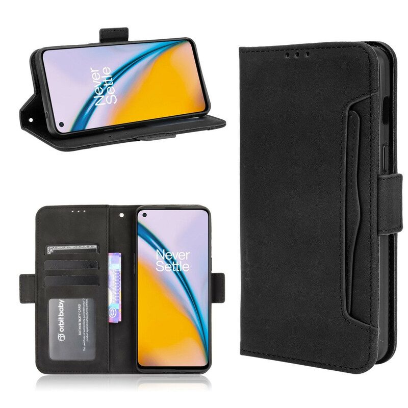 Flip Case Für OnePlus Nord 2 5G Multi-card Premier Class