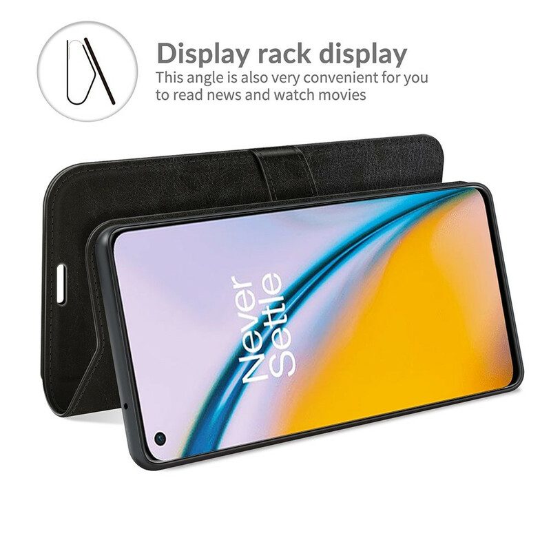 Flip Case Für OnePlus Nord 2 5G Ultra-kunstleder