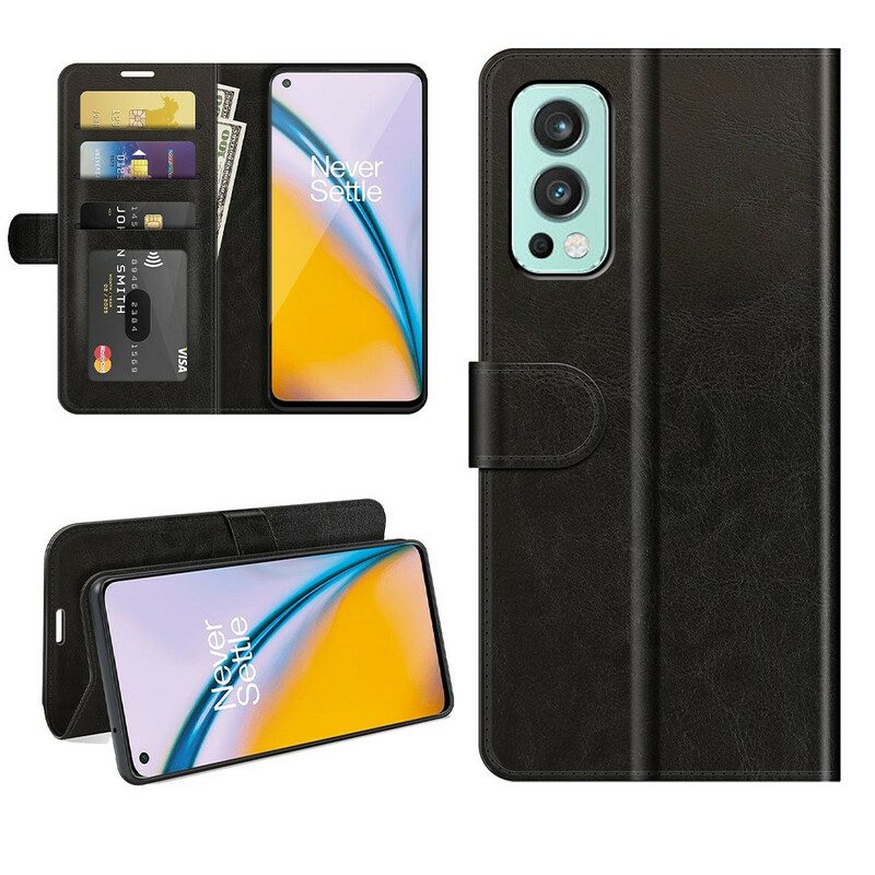 Flip Case Für OnePlus Nord 2 5G Ultra-kunstleder