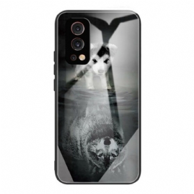 Handyhülle Für OnePlus Nord 2 5G Puppy Dream Gehärtetes Glas