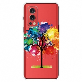 Hülle Für OnePlus Nord 2 5G Nahtloser Aquarellbaum