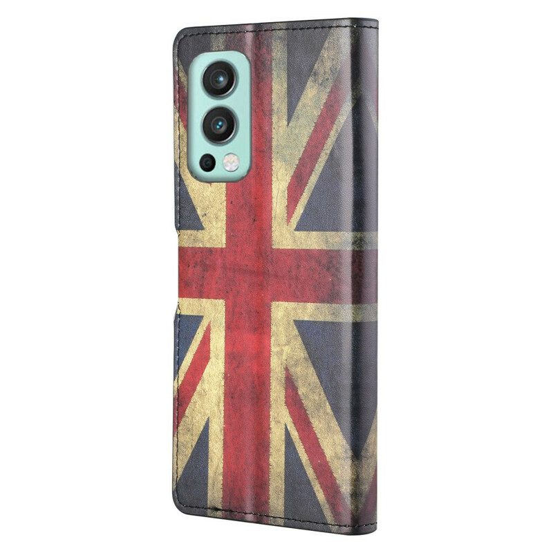 Lederhüllen Für OnePlus Nord 2 5G England-flagge