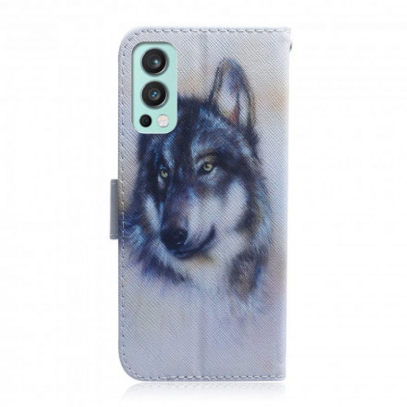 Lederhüllen Für OnePlus Nord 2 5G Hunde-look