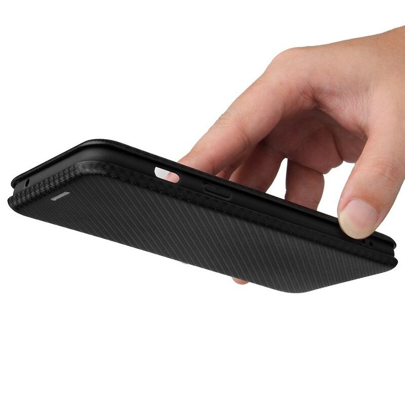 Schutzhülle Für OnePlus Nord 2 5G Flip Case Farbiges Carbon-silikon