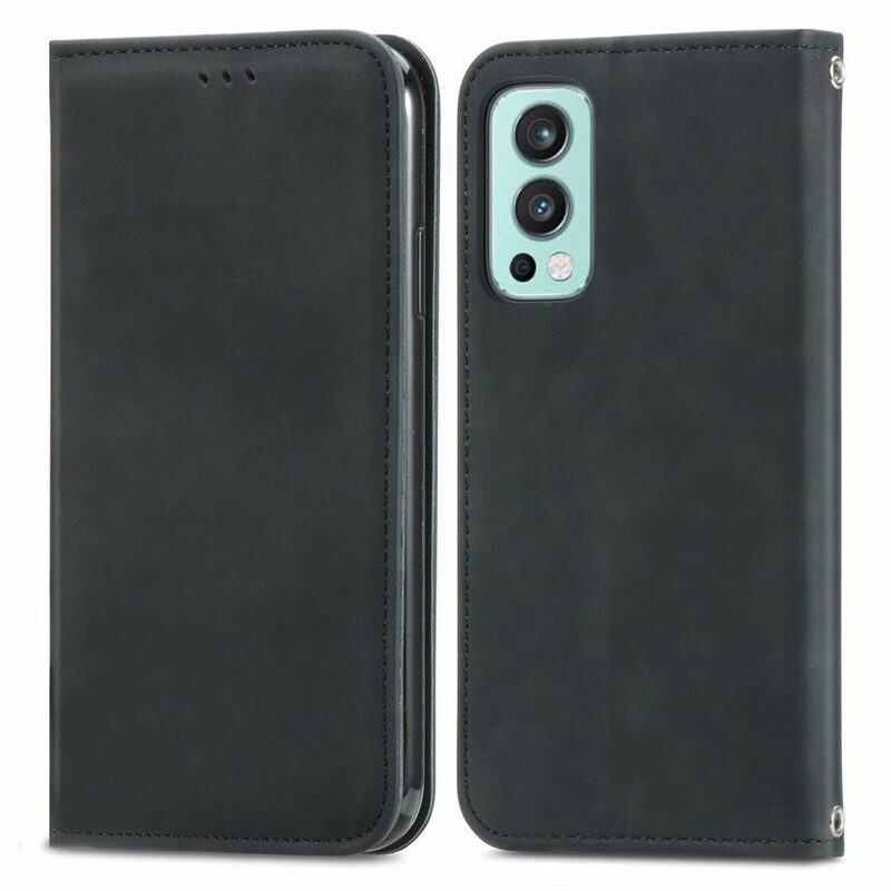 Schutzhülle Für OnePlus Nord 2 5G Flip Case Skin-touch-design