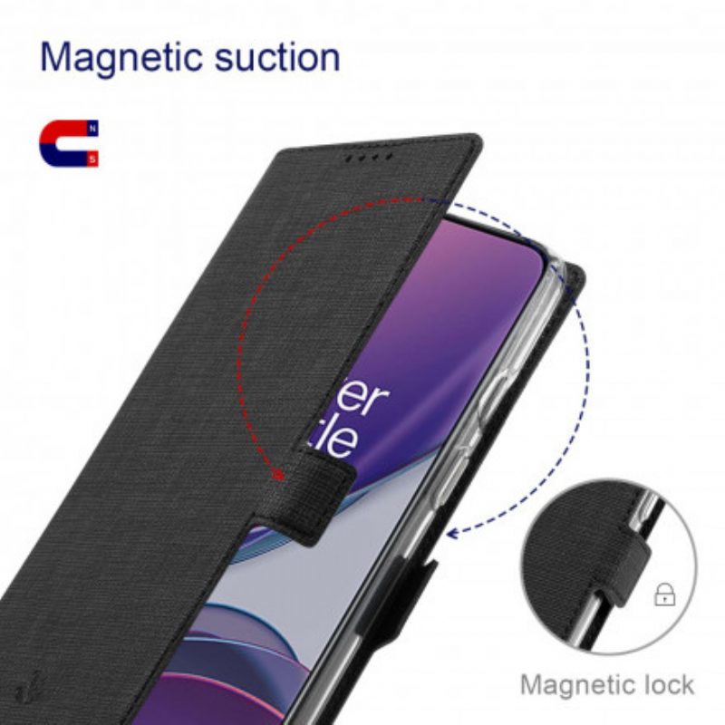 Schutzhülle Für OnePlus Nord 2 5G Flip Case Strukturiertes Vili Dmx