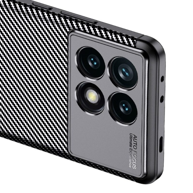 Hülle Poco X6 Pro 5g Flexible Kohlefaser