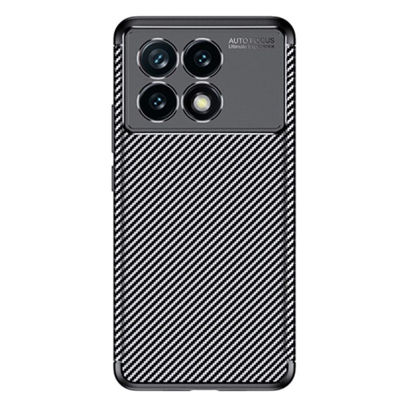 Hülle Poco X6 Pro 5g Flexible Kohlefaser