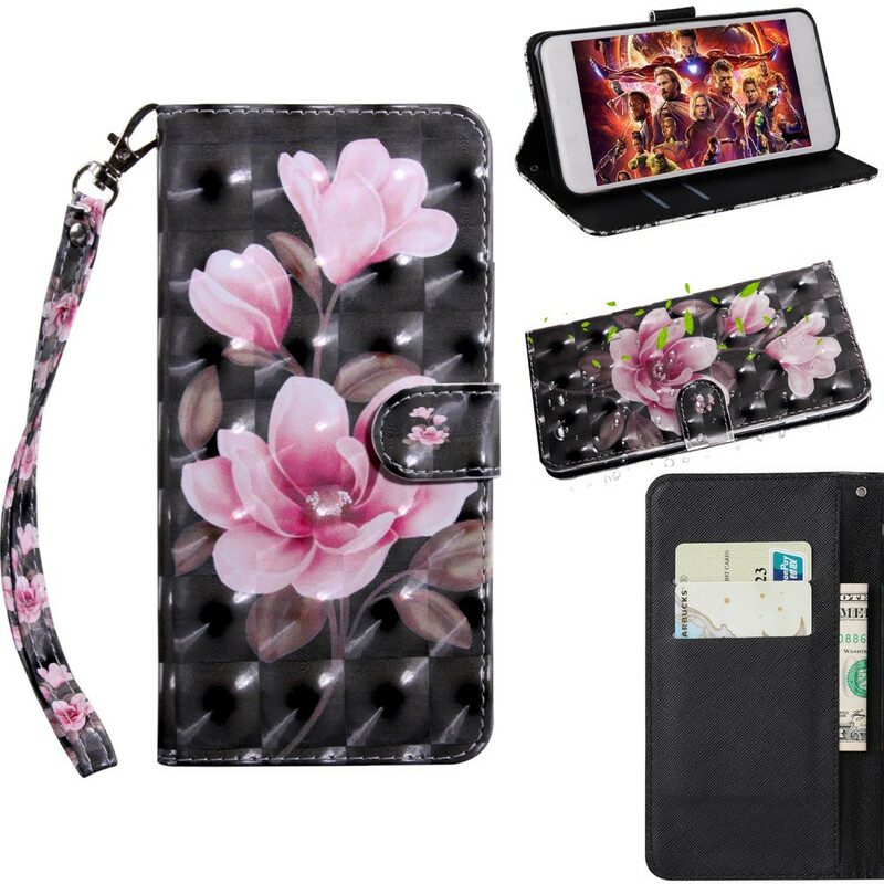 Flip Case Für iPhone 11 Pro Blühende Blumen