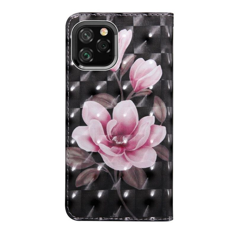 Flip Case Für iPhone 11 Pro Blühende Blumen