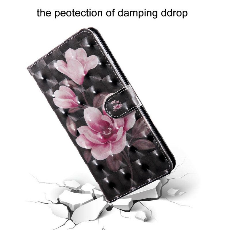 Flip Case Für iPhone 11 Pro Blühende Blumen