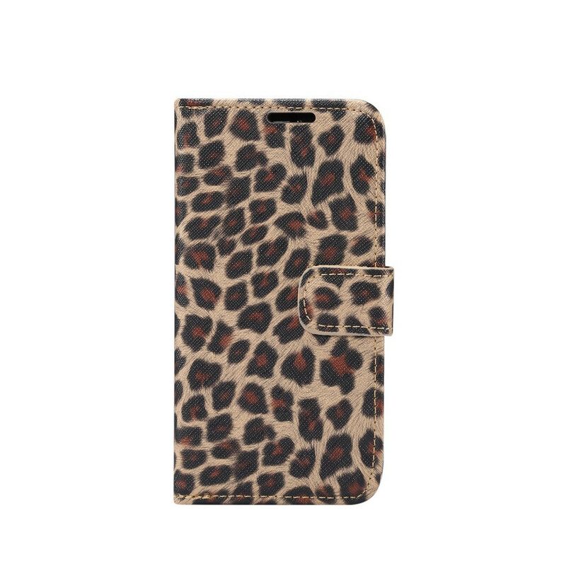 Flip Case Für iPhone 11 Pro Leopard