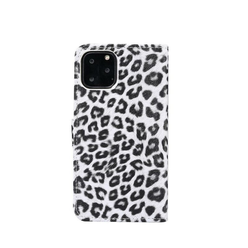 Flip Case Für iPhone 11 Pro Leopard