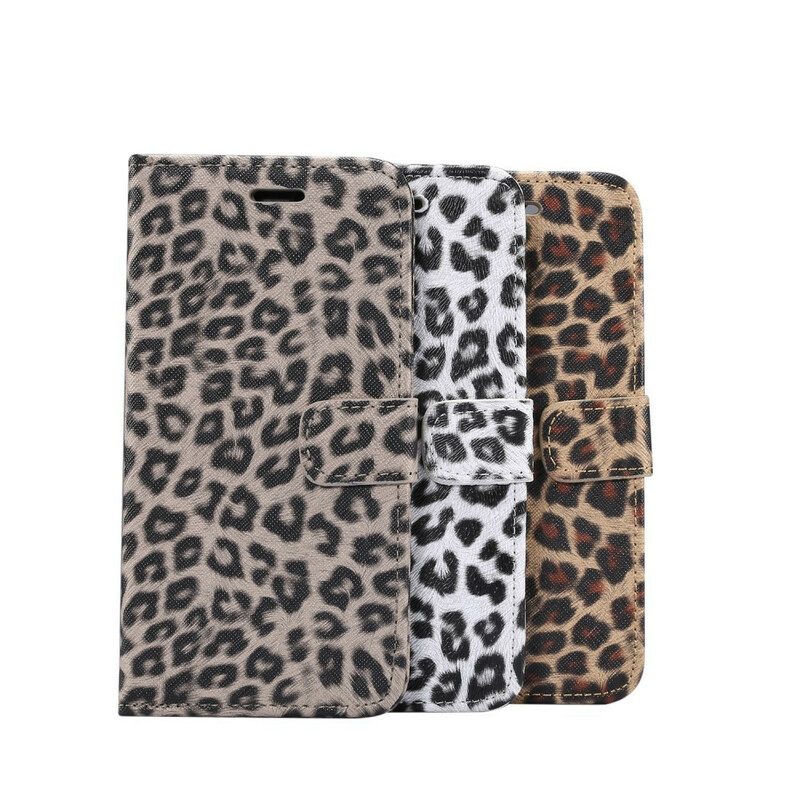 Flip Case Für iPhone 11 Pro Leopard