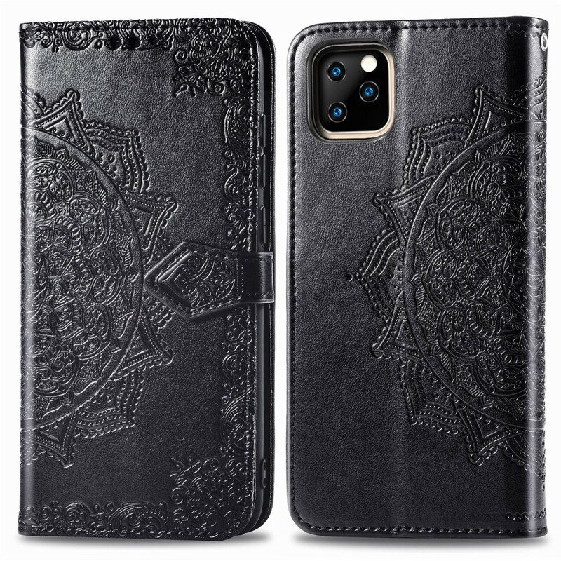 Flip Case Für iPhone 11 Pro Mandala-mittelalter