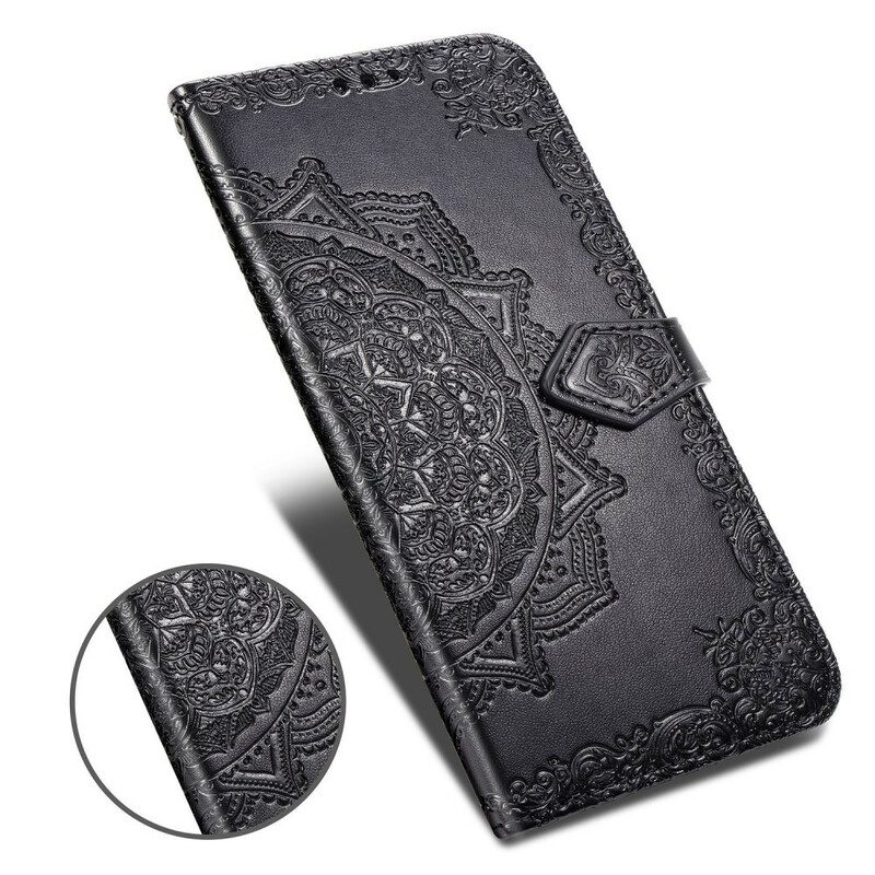 Flip Case Für iPhone 11 Pro Mandala-mittelalter