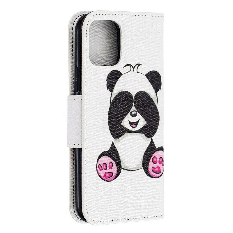 Flip Case Für iPhone 11 Pro Panda-spaß