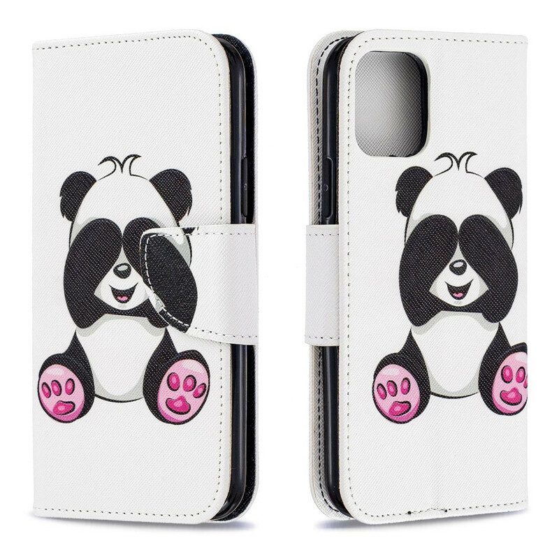 Flip Case Für iPhone 11 Pro Panda-spaß