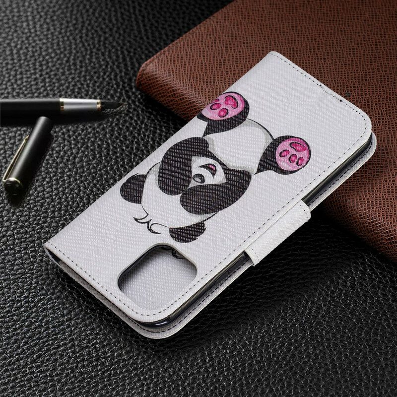 Flip Case Für iPhone 11 Pro Panda-spaß