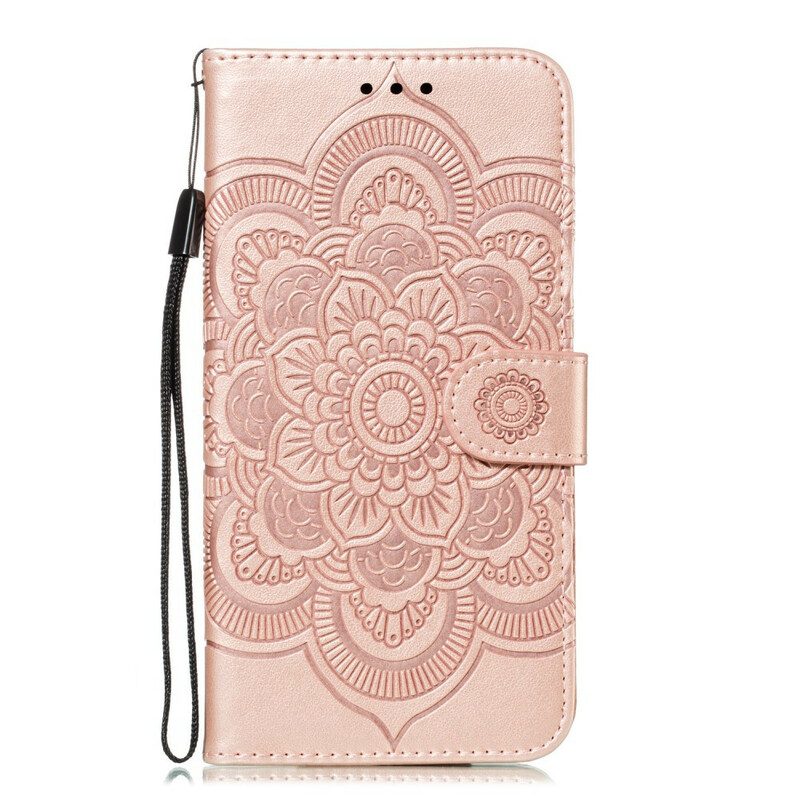 Flip Case Für iPhone 11 Pro Vollständiges Mandala