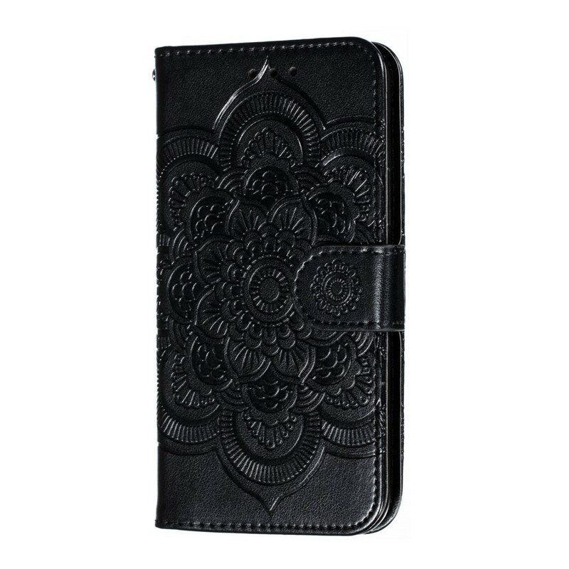 Flip Case Für iPhone 11 Pro Vollständiges Mandala