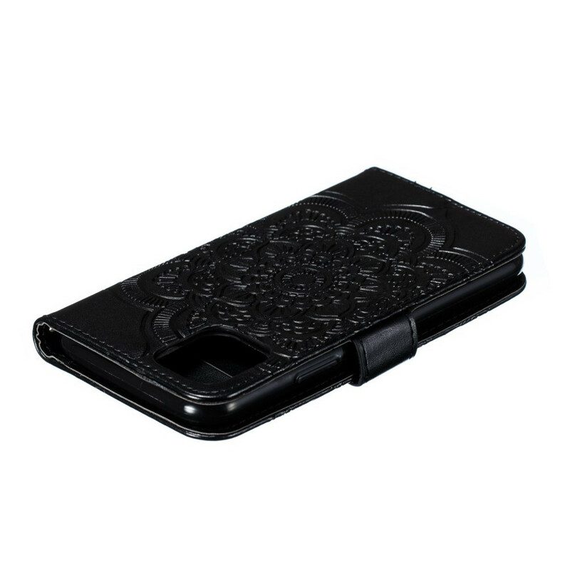 Flip Case Für iPhone 11 Pro Vollständiges Mandala