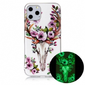 Handyhülle Für iPhone 11 Pro Fluoreszierender Blumenelch