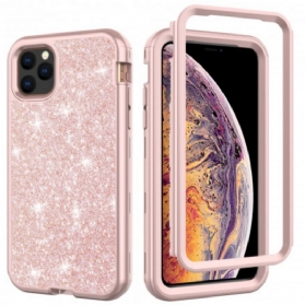 Handyhülle Für iPhone 11 Pro Glitzer-hybrid