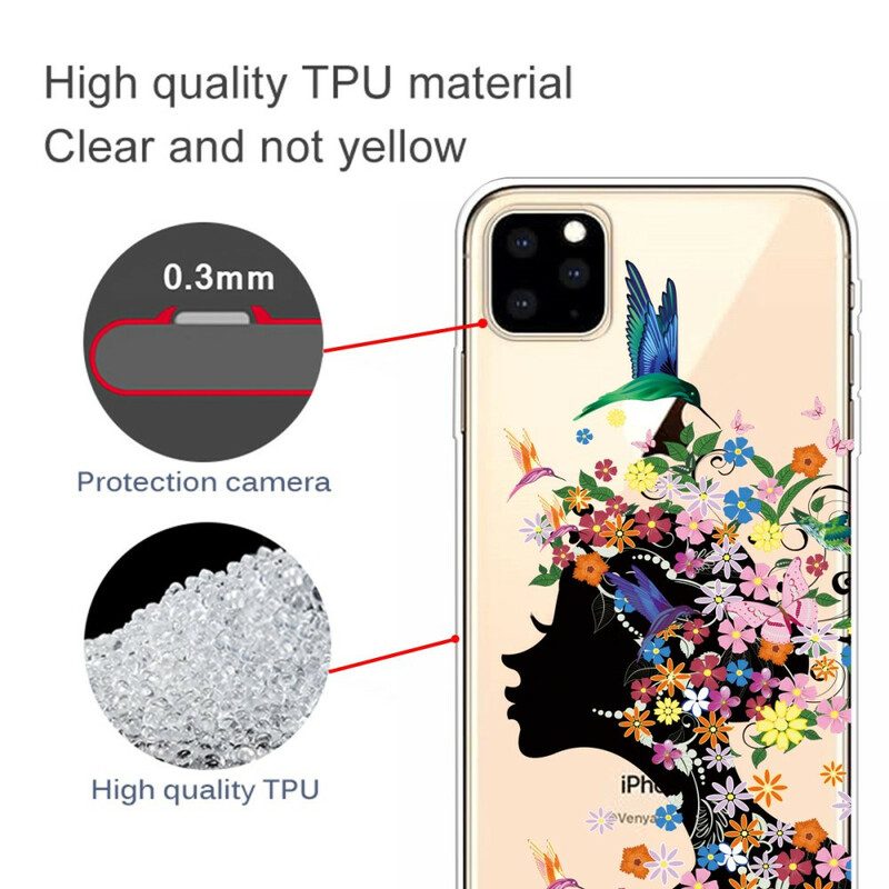 Handyhülle Für iPhone 11 Pro Hübscher Blumenkopf