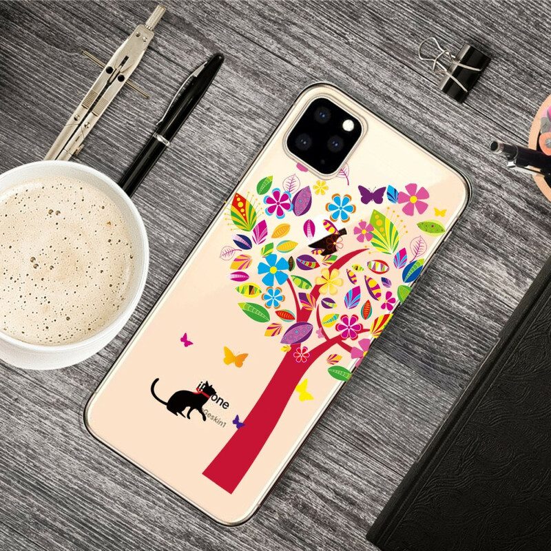 Hülle Für iPhone 11 Pro Katze Unter Dem Baum