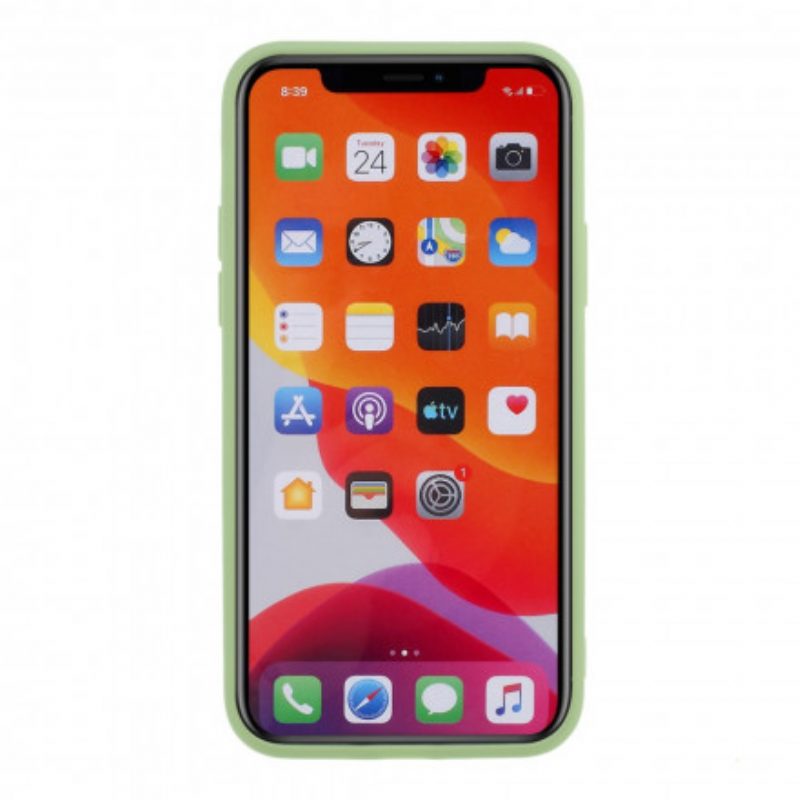 Hülle Für iPhone 11 Pro Silikonmatte Reine Farbe