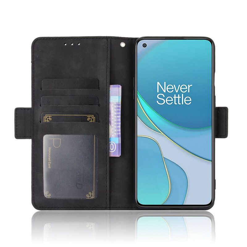 Flip Case Für OnePlus 8T Multi-card Premier Class