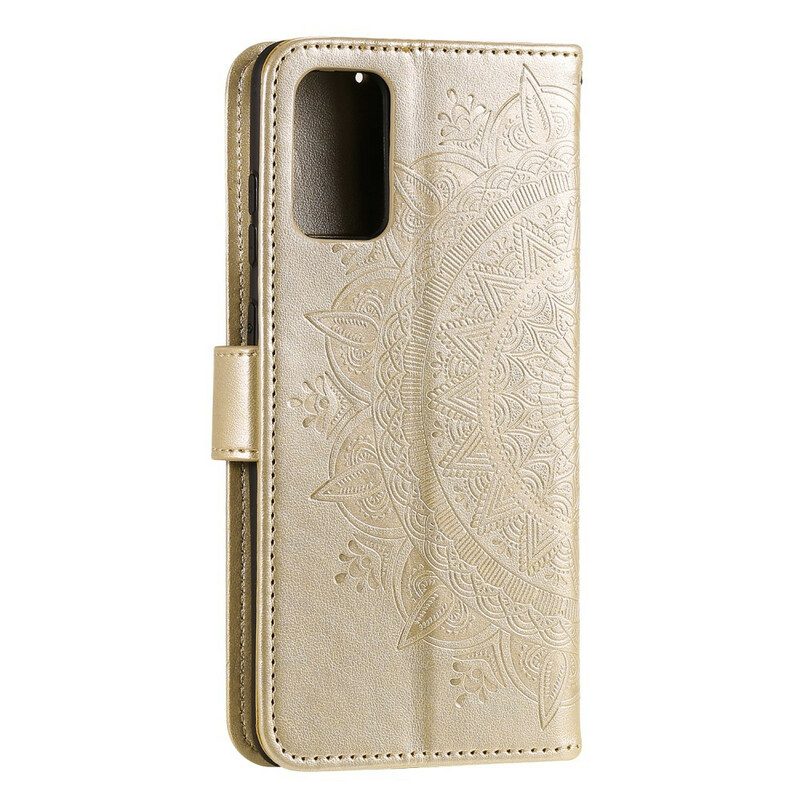 Flip Case Für OnePlus 8T Sonnenmandala