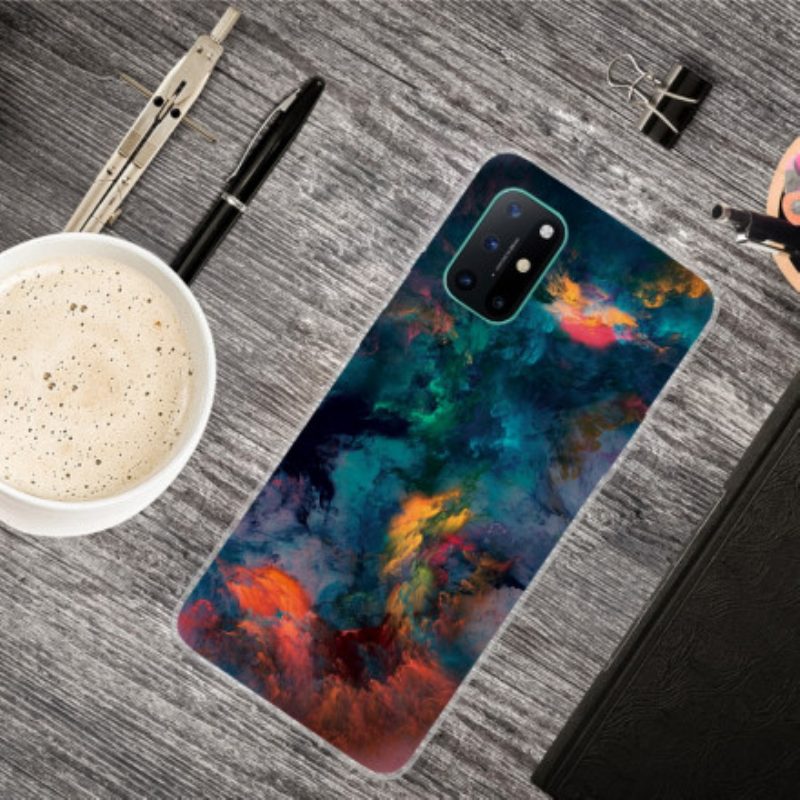 Handyhülle Für OnePlus 8T Bunte Wolken