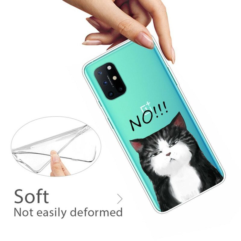 Handyhülle Für OnePlus 8T Die Katze. Die Nein Sagt